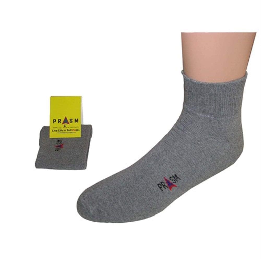 Meias de tornozeleira PRASM Premium de algodão egípcio para homens, pacote com 3