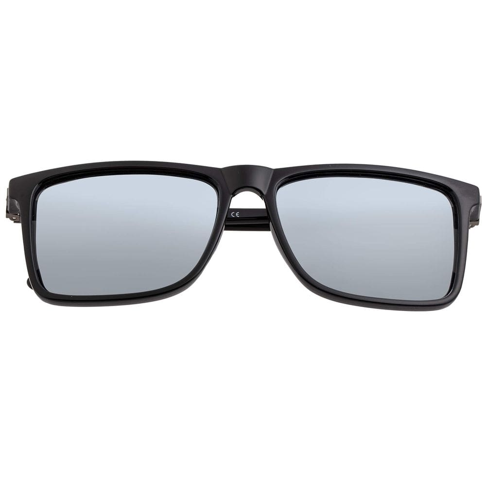 Óculos de sol Breed Caelum polarizados para homens preto/prata