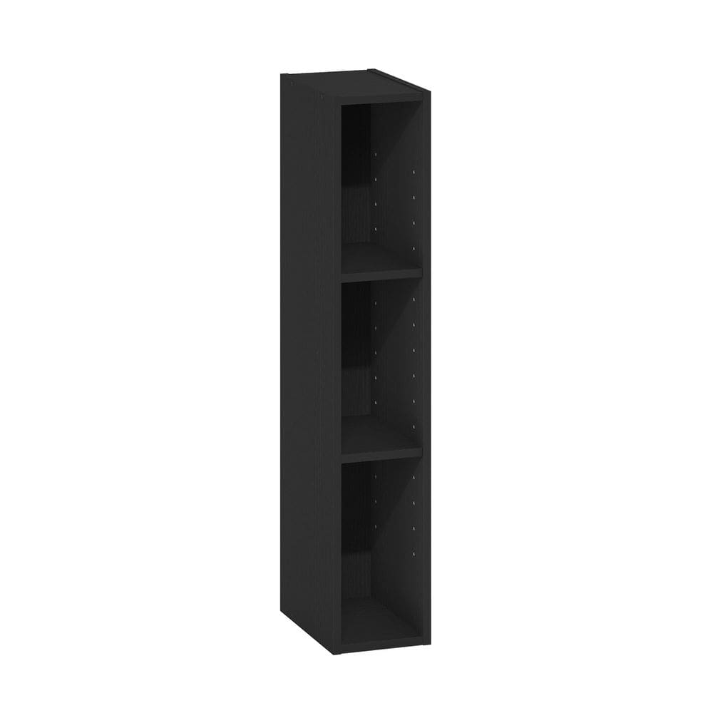 Estante de prateleira de armazenamento Furinno Fulda 3-Tier Blackwood