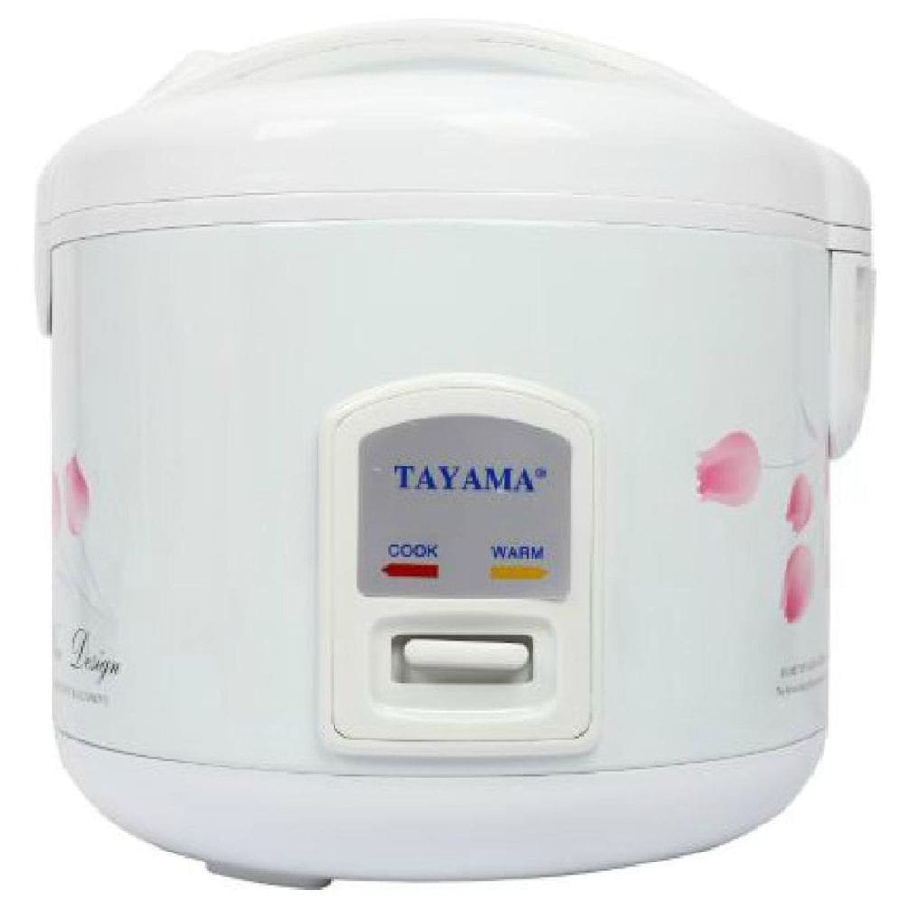 Panela de arroz TAYAMA TRC-10 Cool Touch de 10 xícaras com cesta de vapor