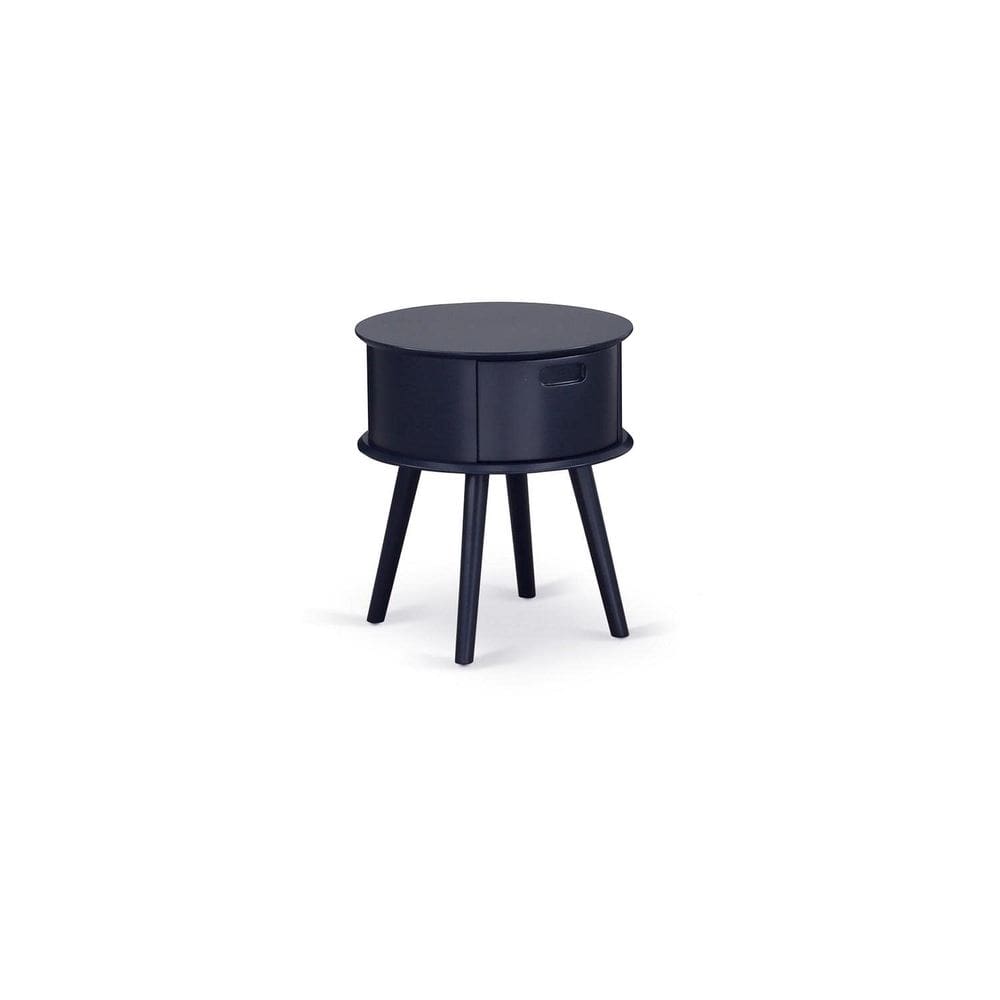 Mesa de cabeceira East West Furniture GONE15 Gordon Navy Blue