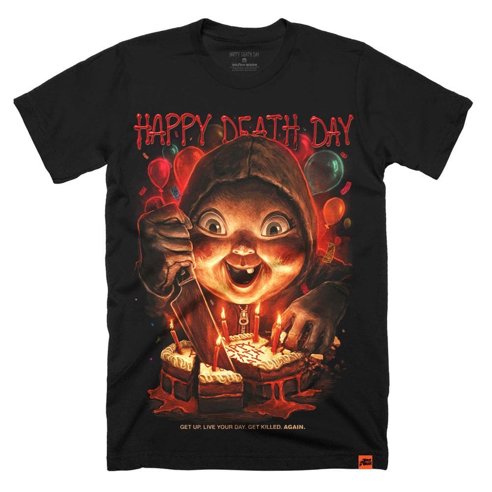 Camiseta ROCKINSTONE Happy Death Day Get Killed AGAIN Halloween 2025