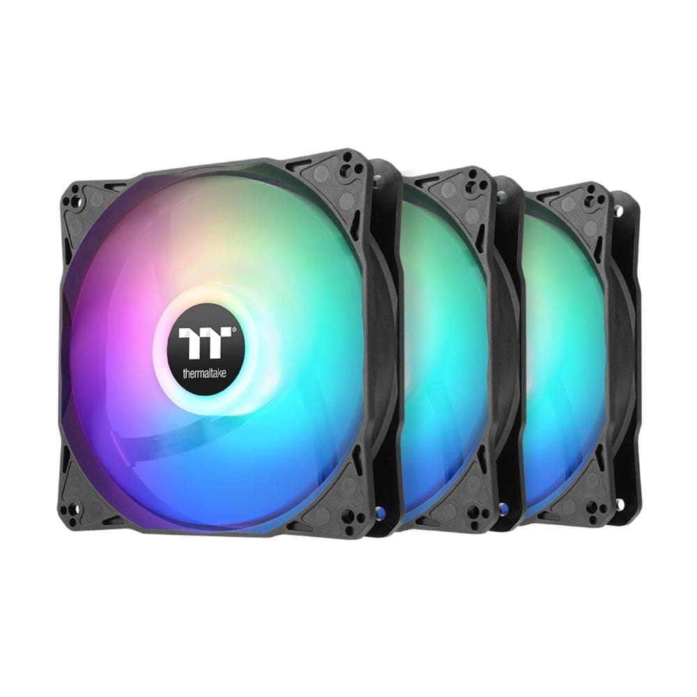 Ventilador Thermaltake LE120 ARGB PWM, 120 mm, pacote com 3
