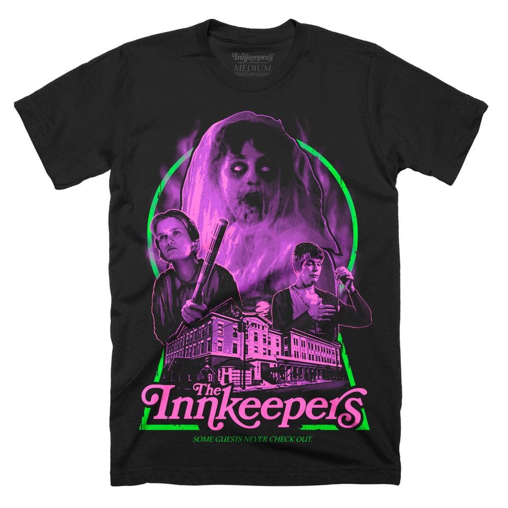 Camiseta ROCKINSTONE The InnKeepers Never Check Out Halloween