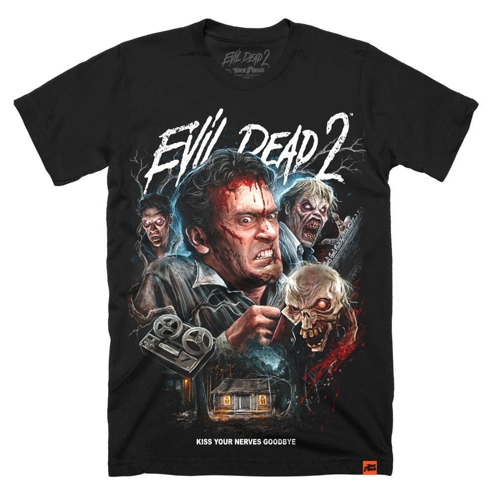 Camiseta ROCKINSTONE Evil Dead 2 The Cabin Crew Halloween 2025