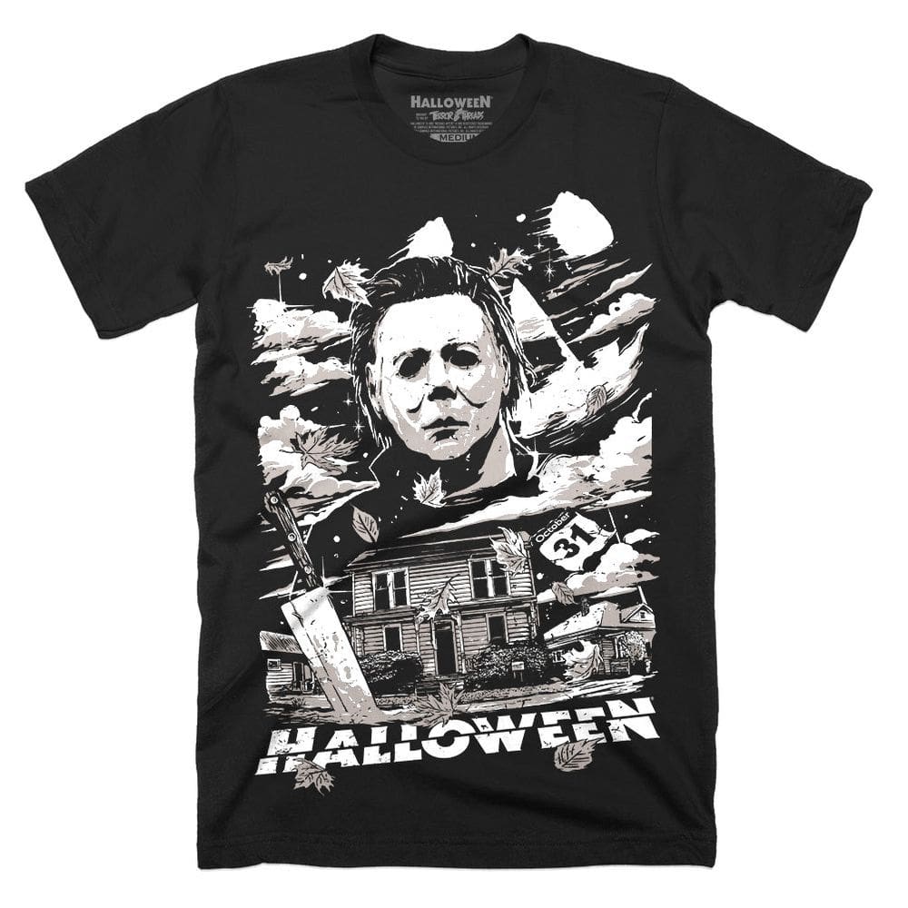 Camiseta ROCKINSTONE Halloween One Good Scare Glow In The Dark