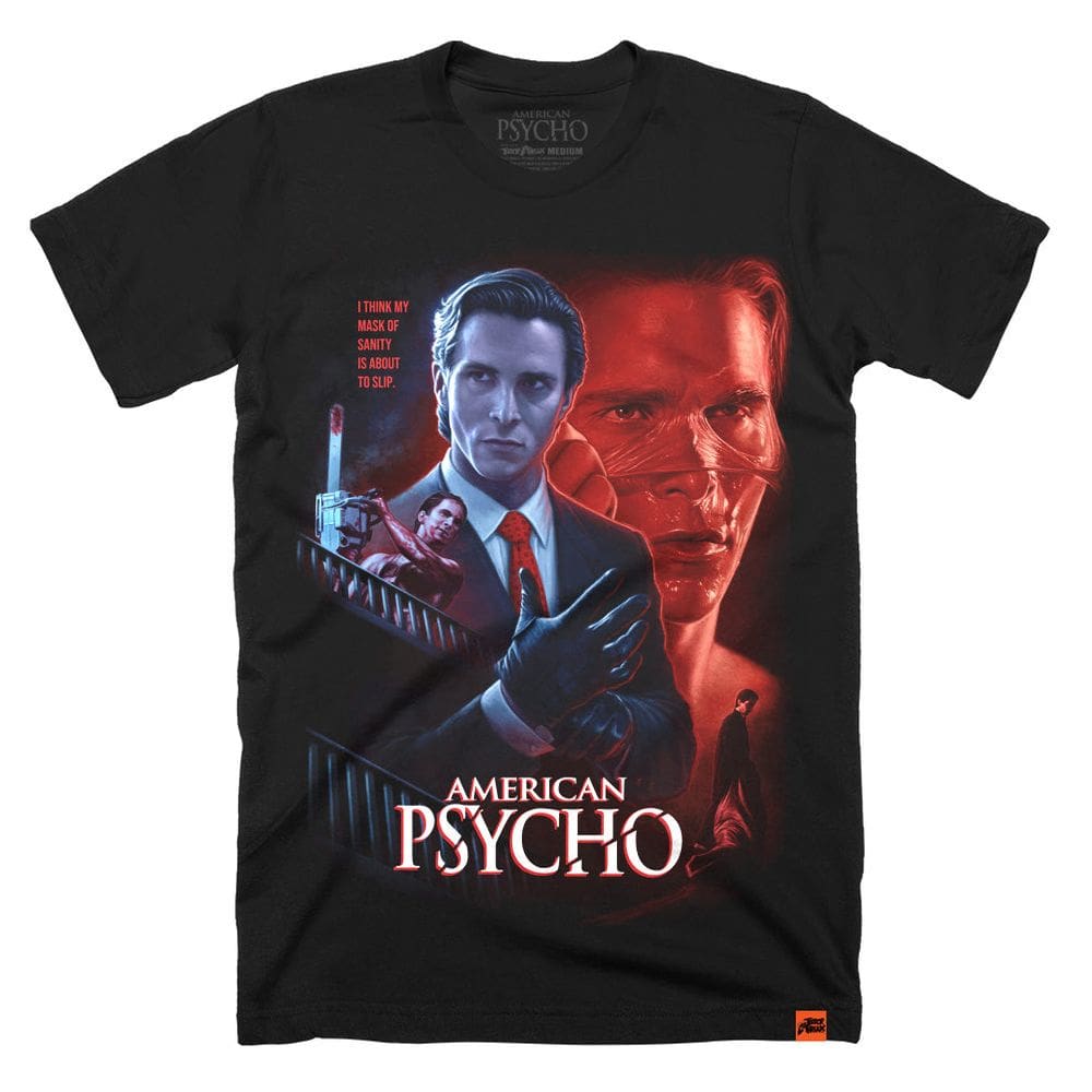 Camiseta ROCKINSTONE American Psycho About To Slip Halloween