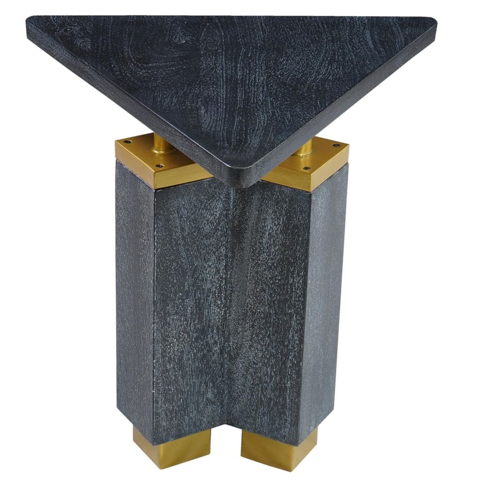 Mesa TUP THE URBAN PORT Andes, acabamento triangular dourado de 51 cm