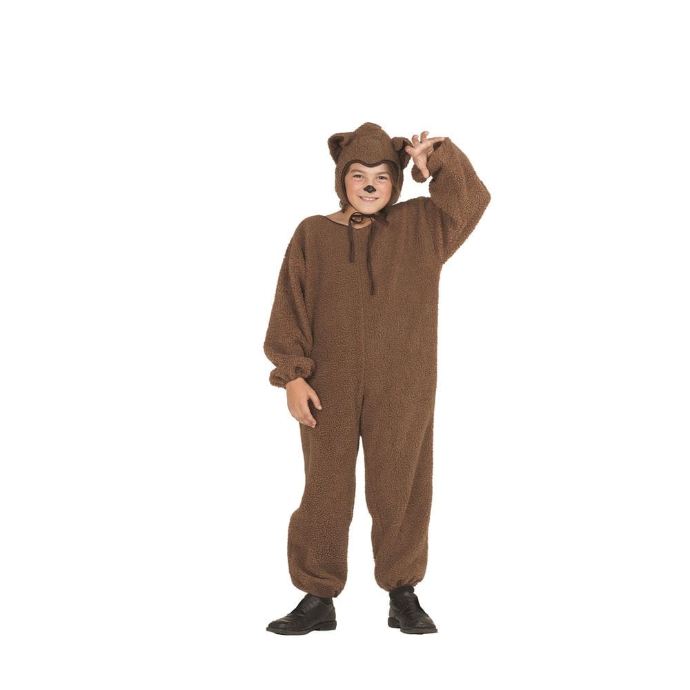 Fantasia de macacão infantil de urso grande, traje RG, marrom