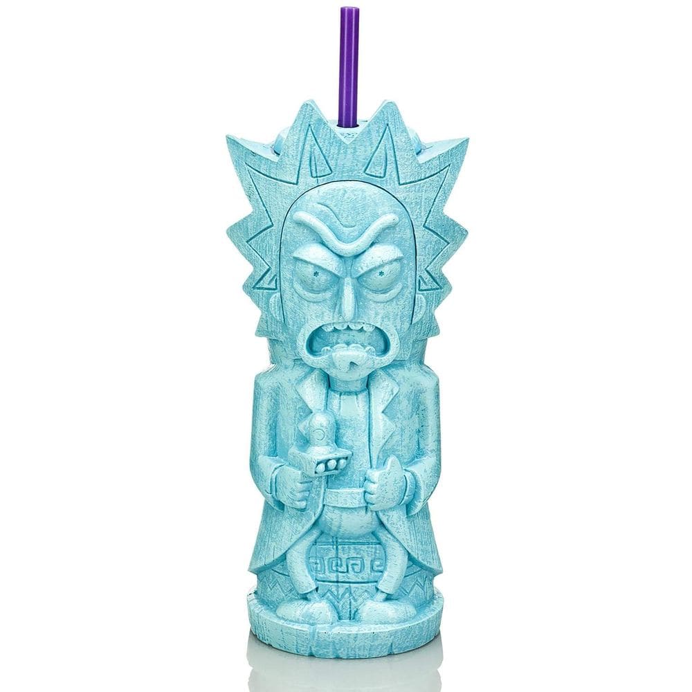 Copo Geeki Tikis Rick & Morty Rick Sanchez de 750 ml oficial