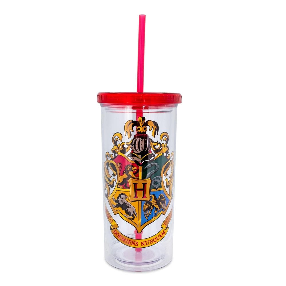 Taça Carnival Silver Buffalo Harry Potter Hogwarts Crest 600ml