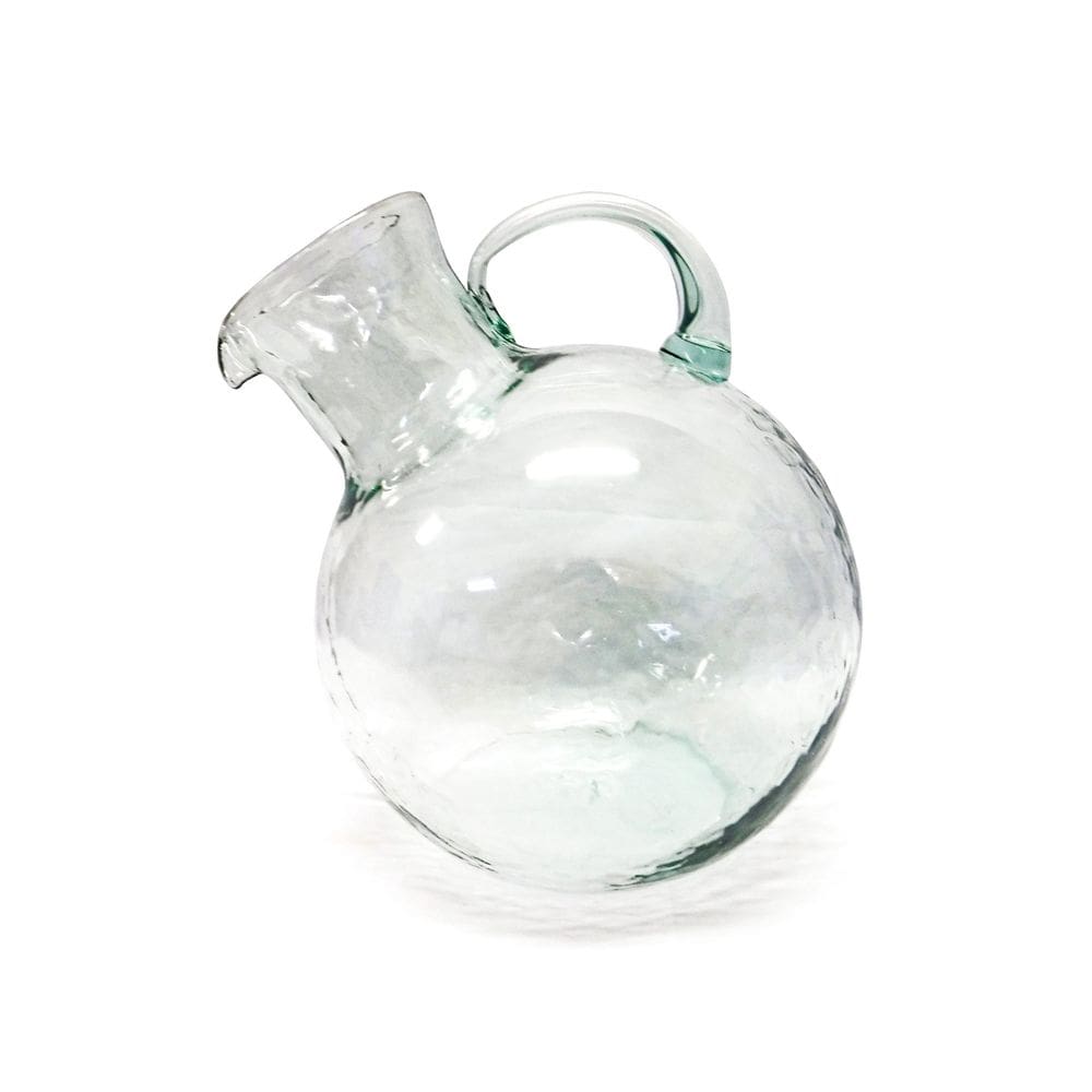 Jarro KALALOU CV5609 Vidro Boca Pequena Verde 20x25cm
