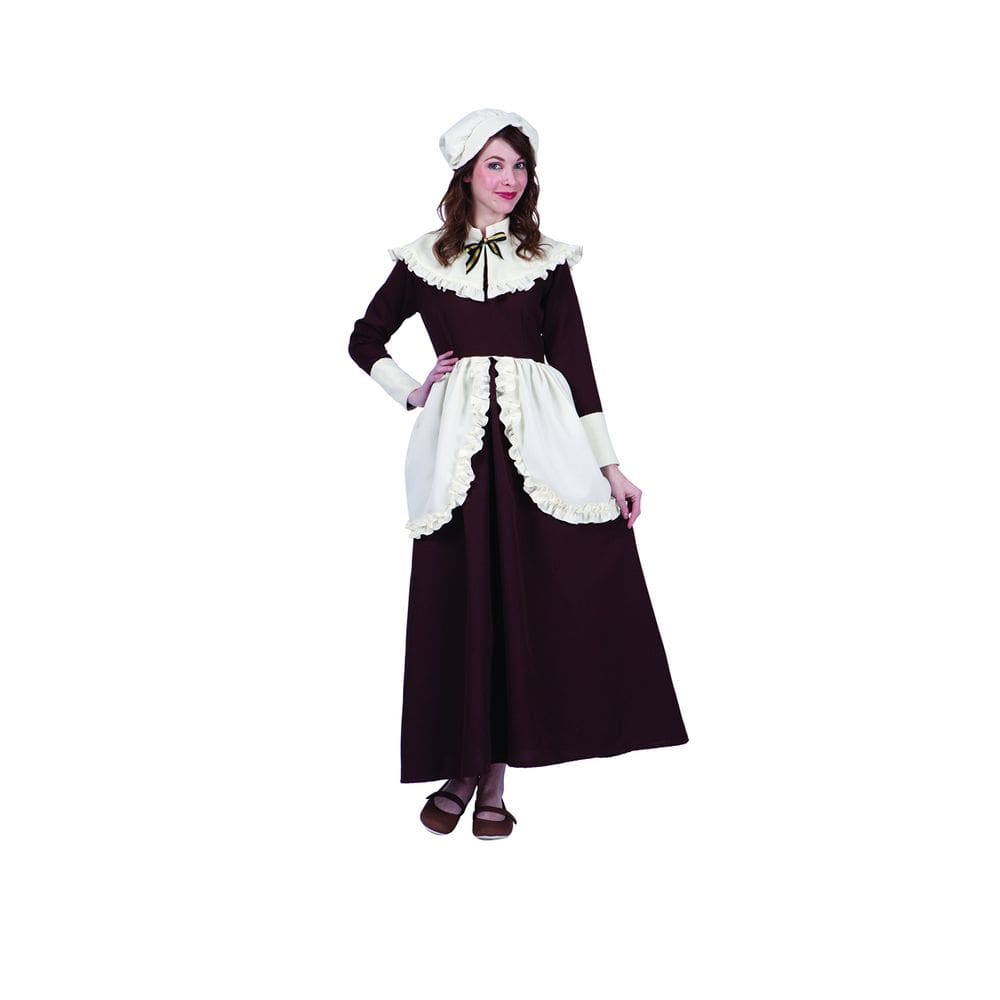 Fantasia RG Costumes Colonial Lady Abigail Brown/Creme - Grande
