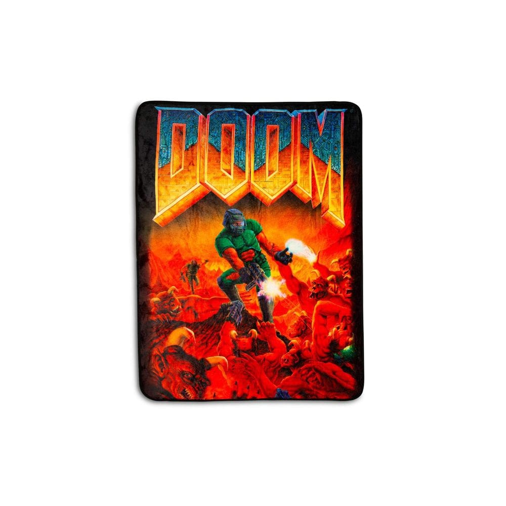 Cobertor JUST FUNKY Doom Classic Cozy Fleece 114x152cm