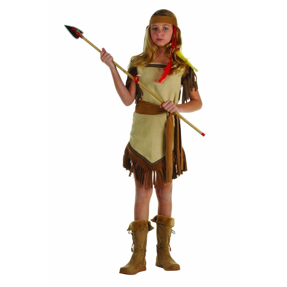 Fantasia infantil RG Costumes Native American Princess, tamanho 12-14