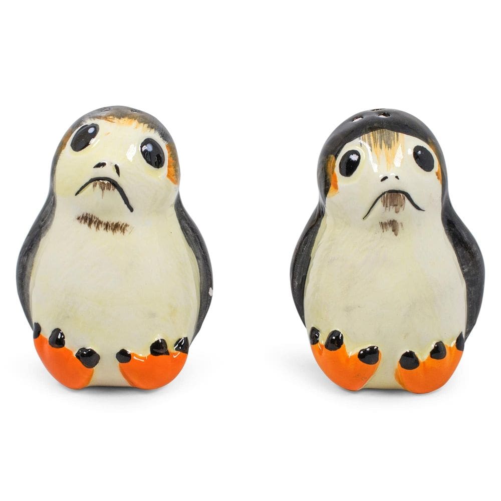 Conjunto de saleiro e pimenteiro Star Wars Porgs Ceramic