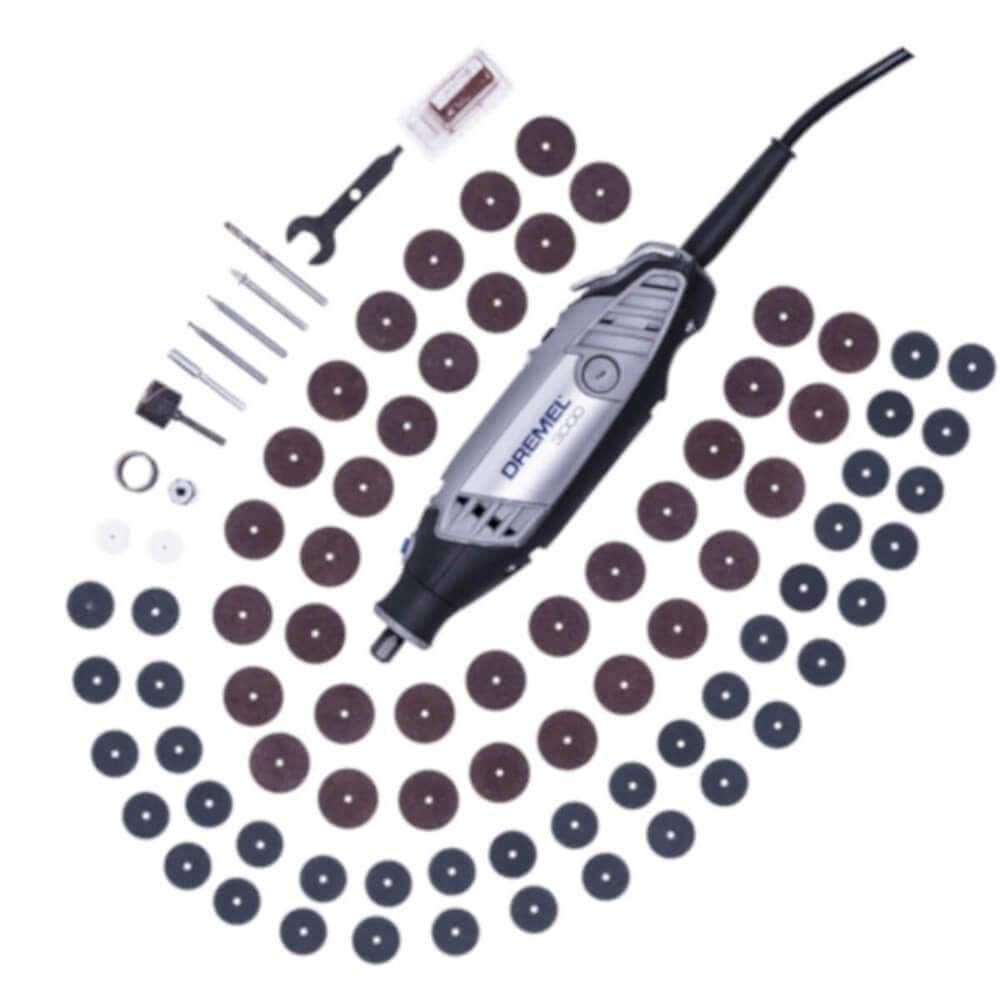Microrretífica 3000 120 Watts 127 Volts Com 82 Acessórios - F0133000ga - Dremel