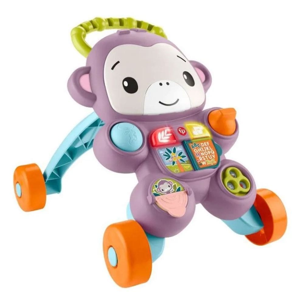 Fisher-Price Andador Aprenda Comigo Amigo Macaco - MATTEL