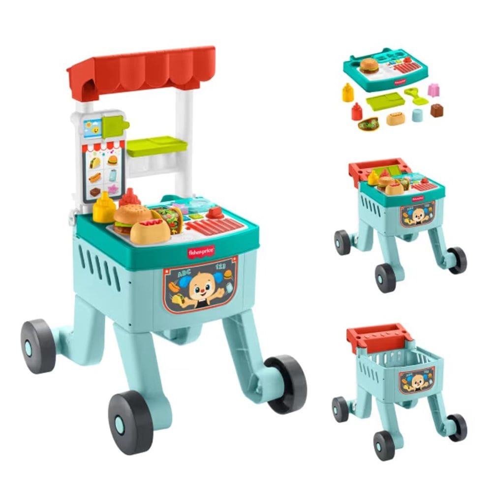 Fisher-Price Andador Carro de Snacks 4 em 1 - Mattel