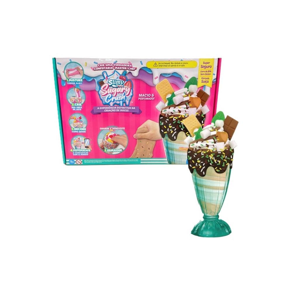 Kit Slime de Milkshake Slimy Sugary Crush - Candide