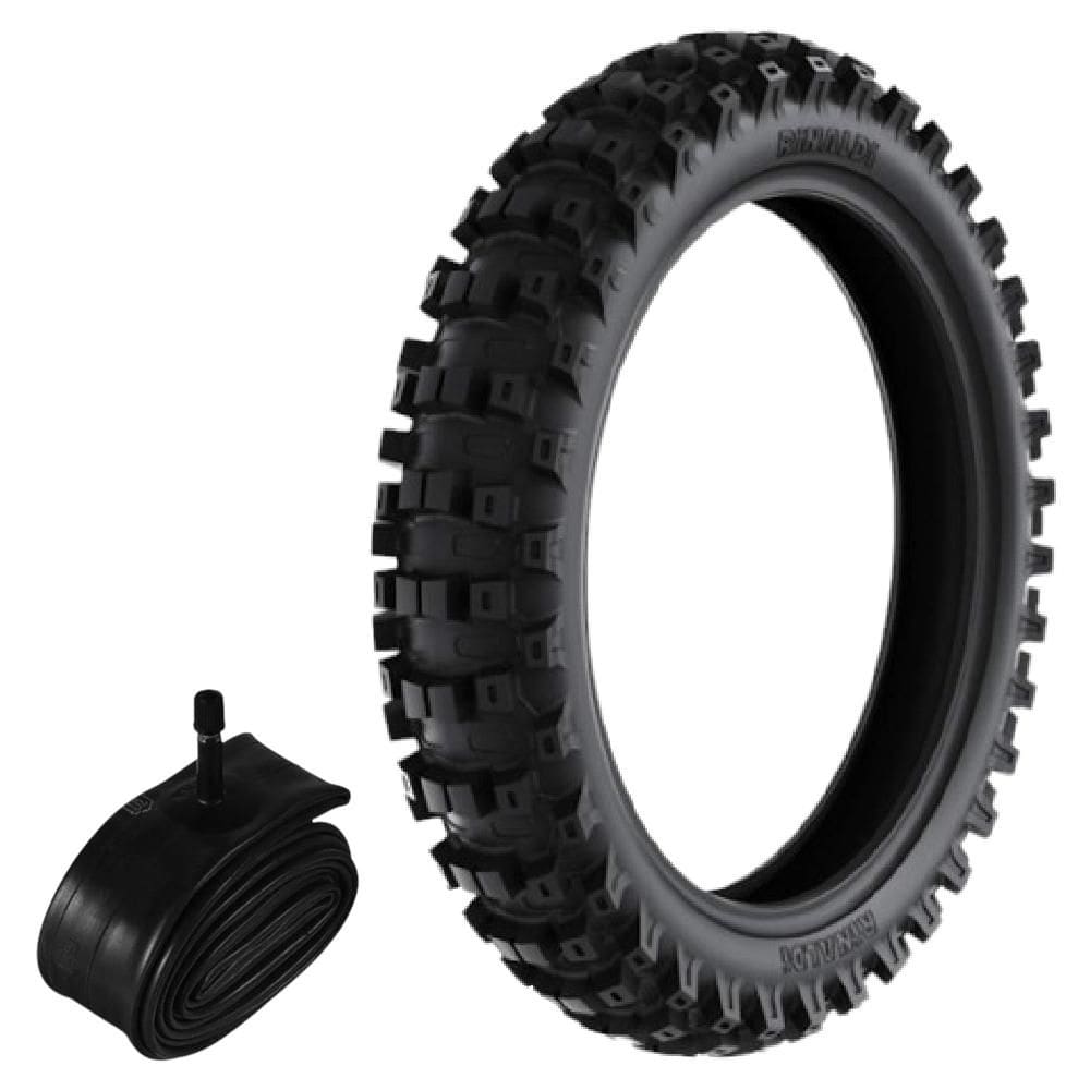 Kit Pneu Trilha Crf230 100/100-18 59m Rs47 Rinaldi + Camara