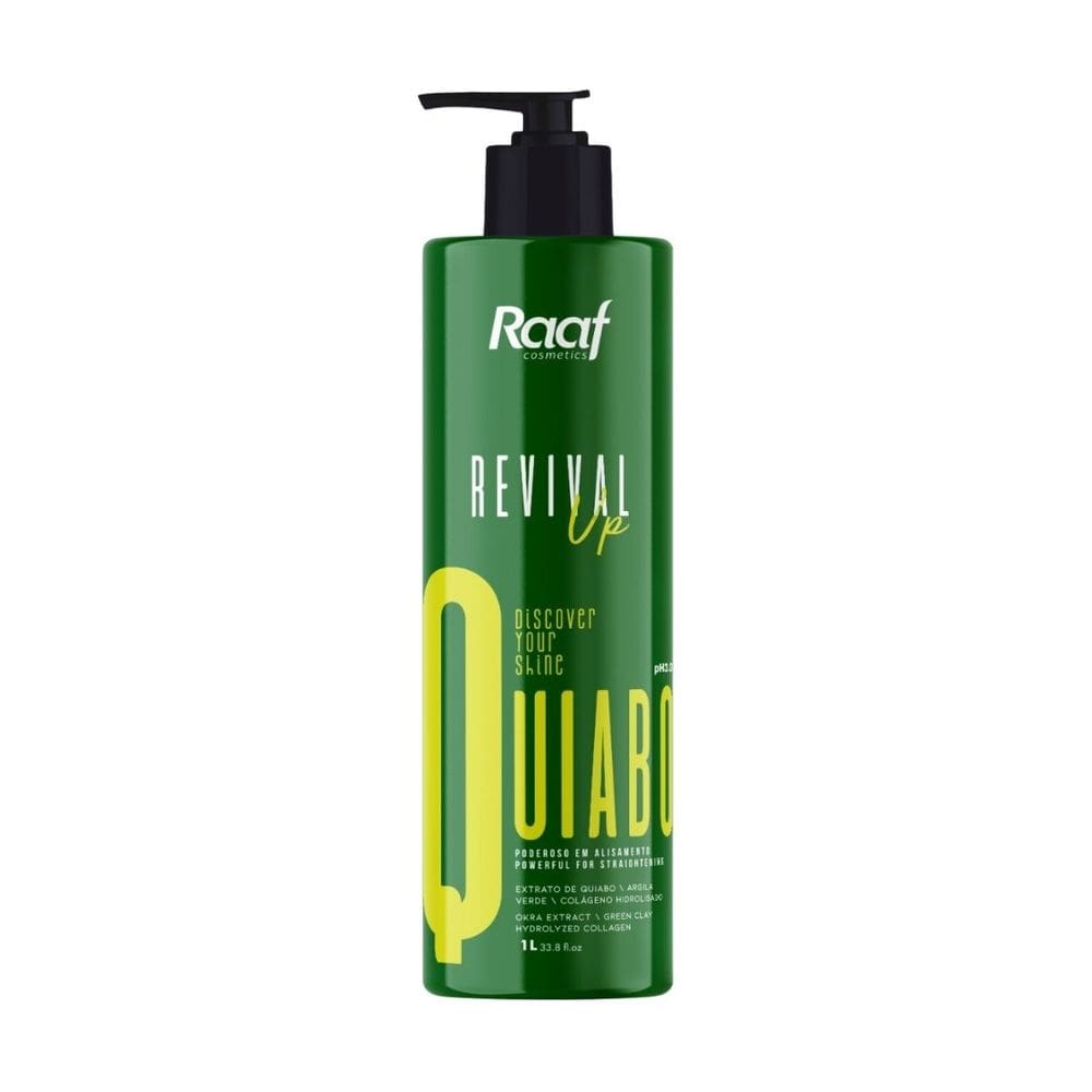 Progressiva Capilar Selante Revival Quiabo Brilho Intenso Raaf Cosmetics - 1L