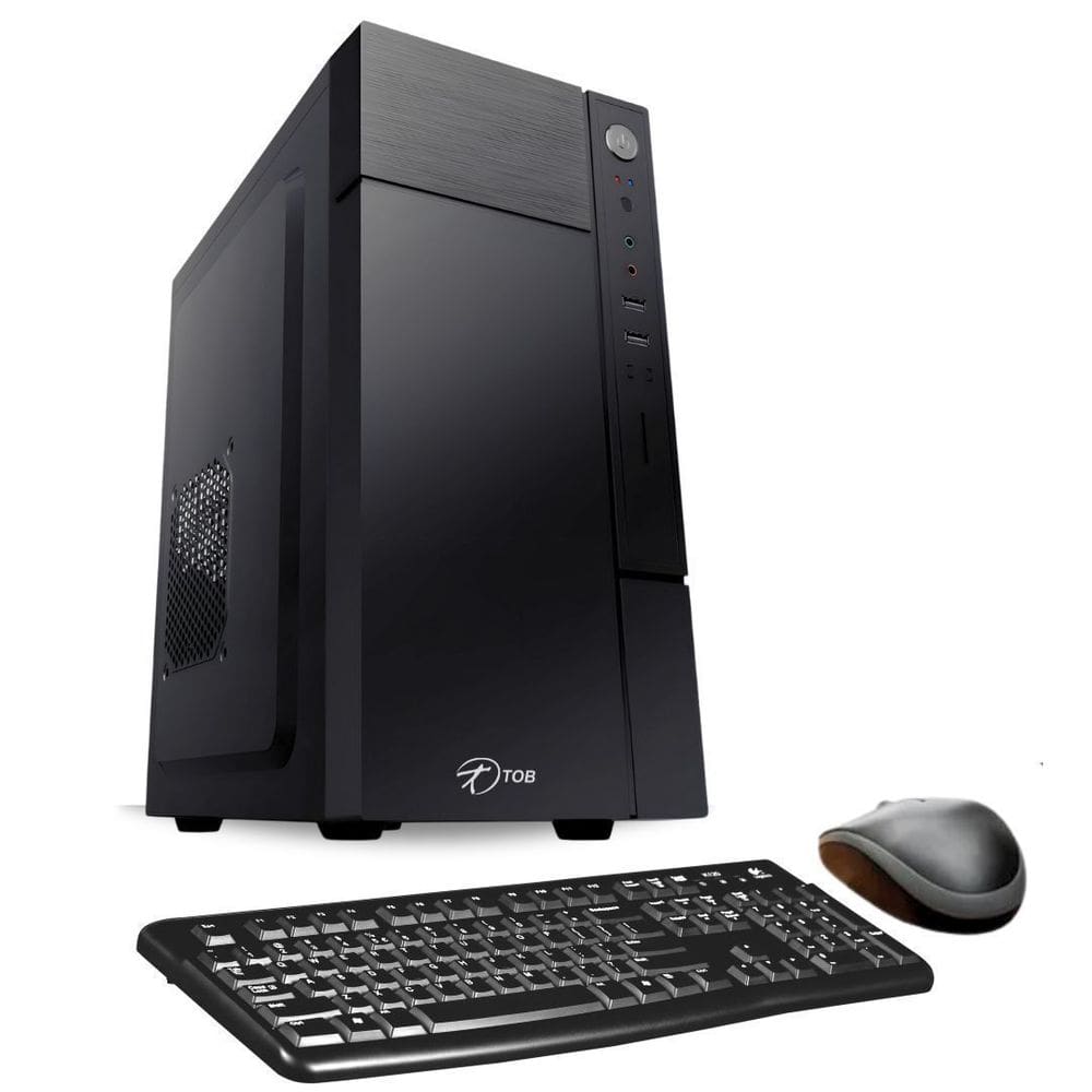 Computador TOB Intel Core i7 10700f com SSD 480GB Memória 16GB VGA 1GB Teclado + Mouse Windows 10 Trial Desktop PC CPU