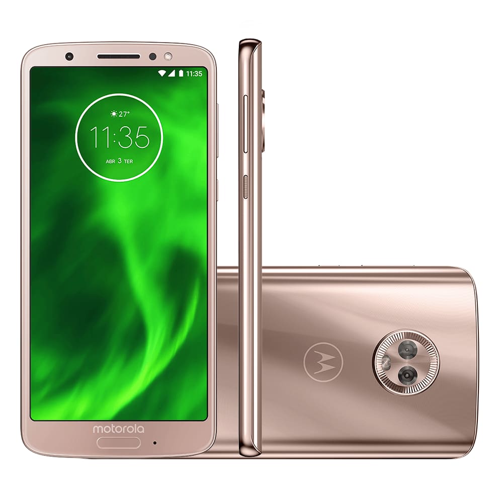 smartphone moto G6 XT1925 64GB 4G DUAL Android 8 Câm.Frontal 8MP Câm.Traseira 12MP+5MP Tela