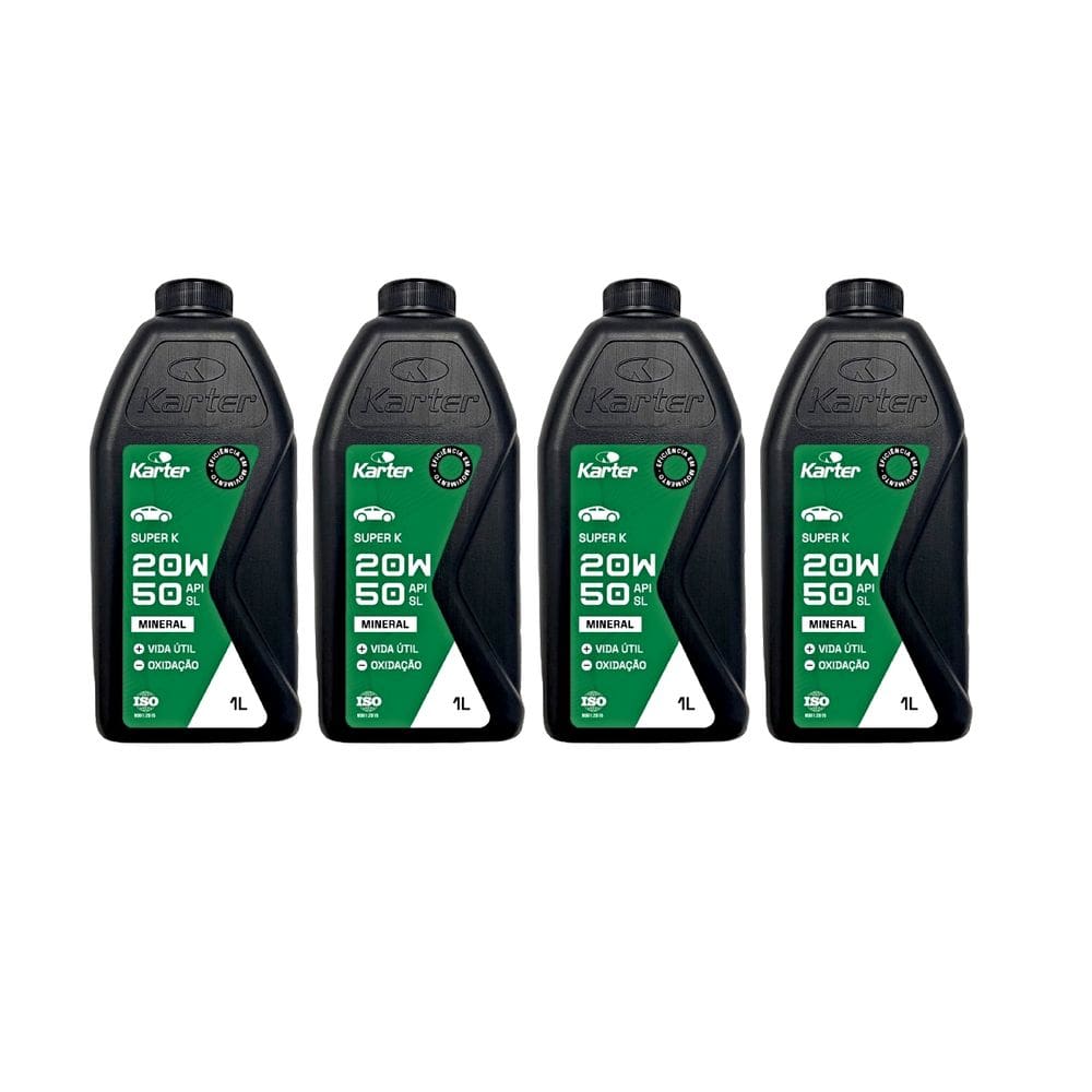 Oleo Motor Karter 20W50 Api Sl Mineral 4 Litros