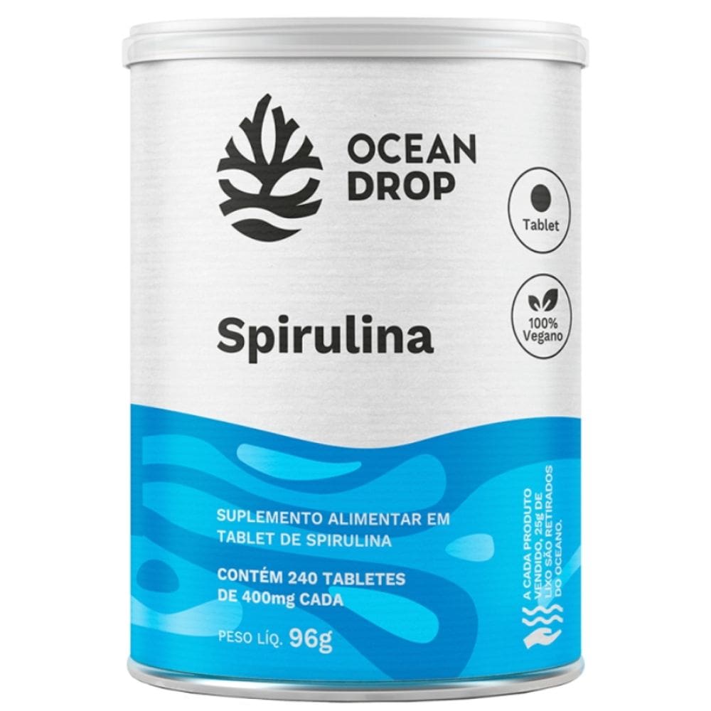 Spirulina (240 Tabs) Ocean Drop