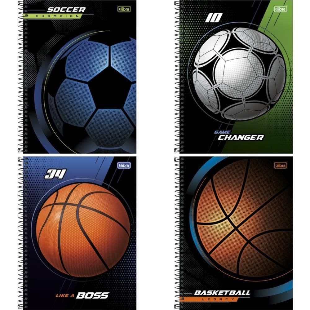 Caderno 01X1 Capa Dura Score 80Fls Connect Pct.C/04