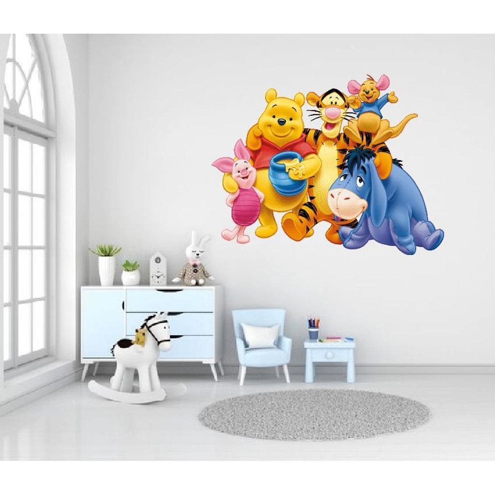 Adesivo De Parede Turma Do Pooh