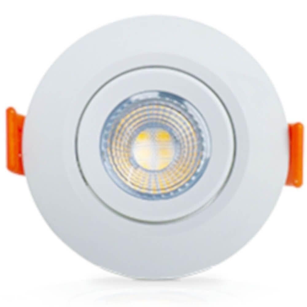 Luminária Superled Mini Spot Redondo Branco 3 Watts 4000k - 05610a - Ourolux