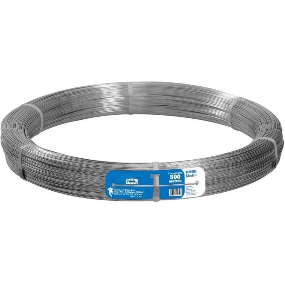 Arame Ovalado para Cerca 500 Metros 3 x 2,40 MM MORLAN