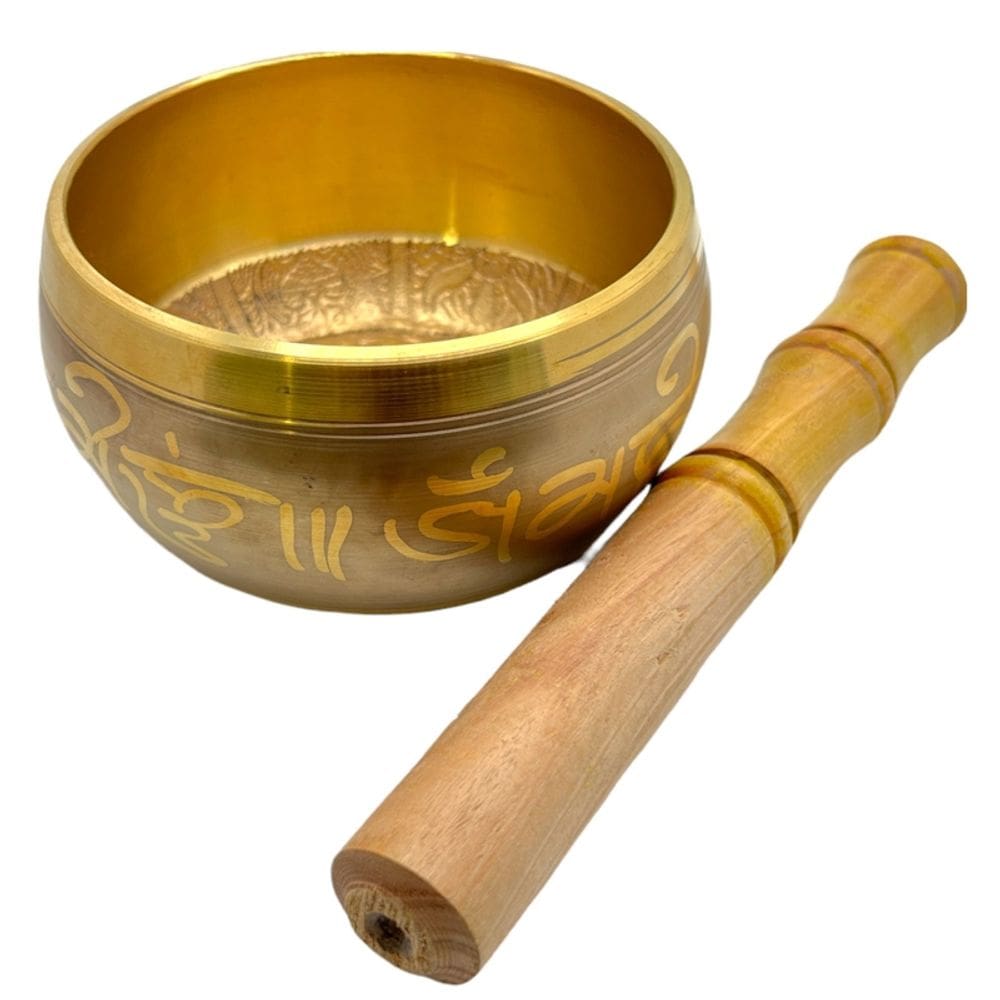 Taça tibetana com raquete de 500g para relaxamento, meditação, ele