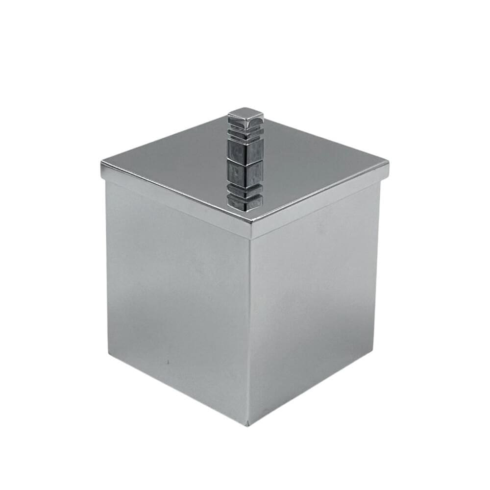 Porta Cotonete Class Vip Metais Cromado Design Moderno