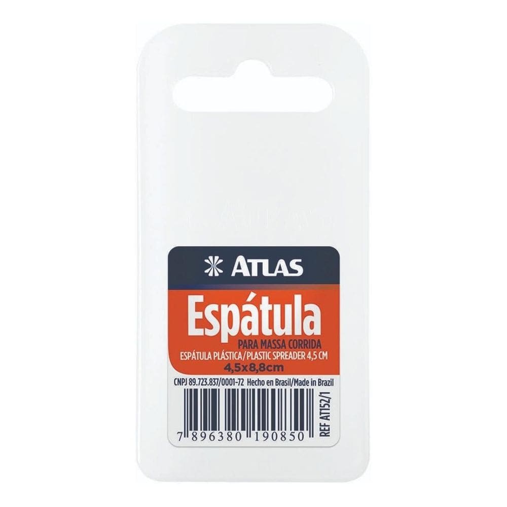 Espatula Para Massa Corrida Gesso Plastico Atlas 4,5 X 8,8Cm
