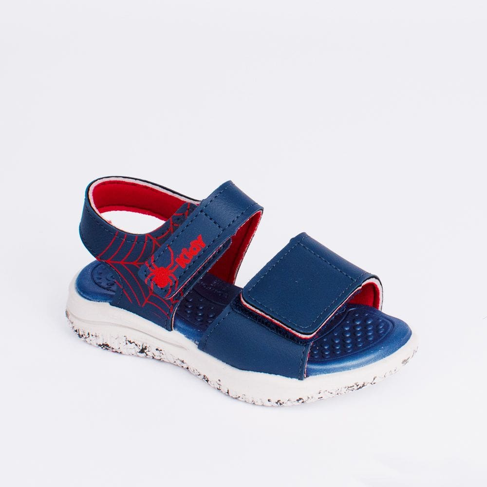 SANDALIA KIDY FLY BABY MARINHO/VERMELHO Kidy