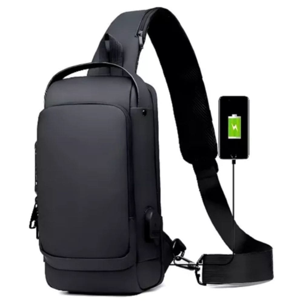 Bolsa de ombro anti-roubo Banana Man Banana Leather