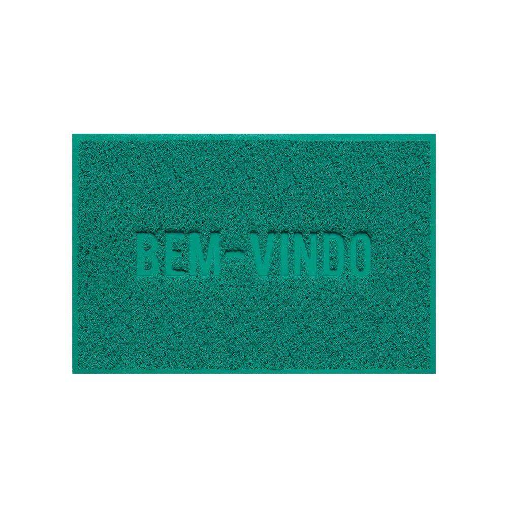 Capacho De Porta Pvc Antiderrapante 60x40cm - BV Verde