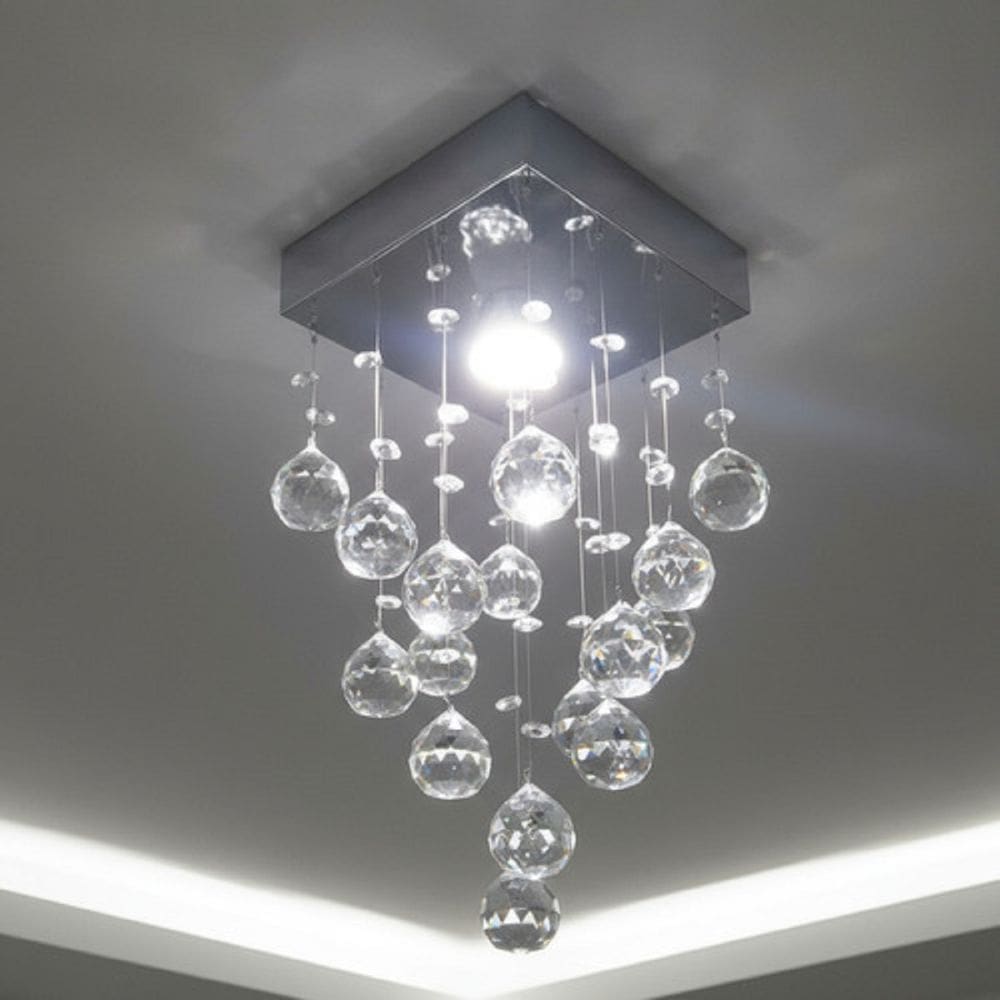 Lustre Para Sala, Quarto, Cozinha, Banheiro, Base 14x14