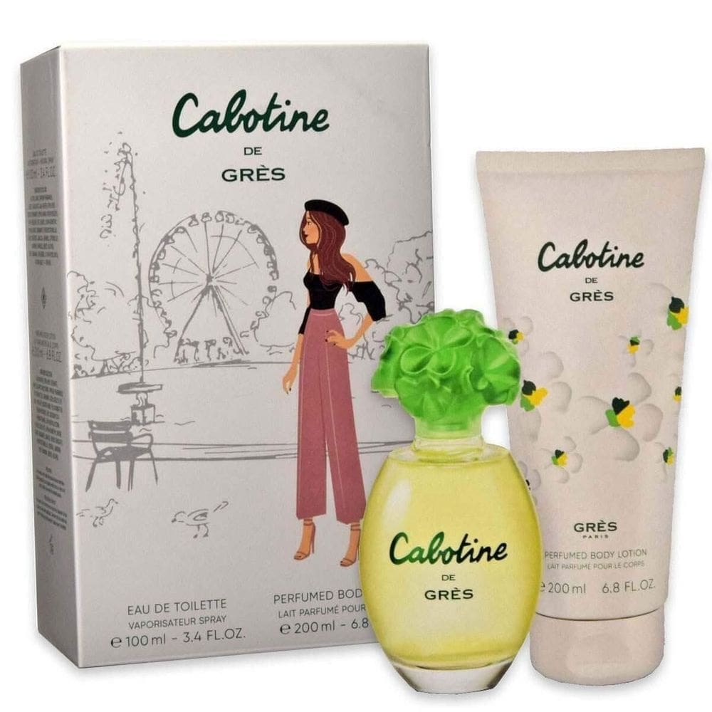Perfume Gres CABOTINE Eau de Toilette 100mL e loção corporal 200mL
