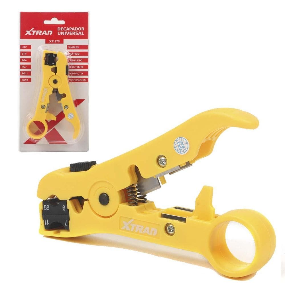 Alicate Decapador Universal Cabo Rede Antena Telefone Ht-310