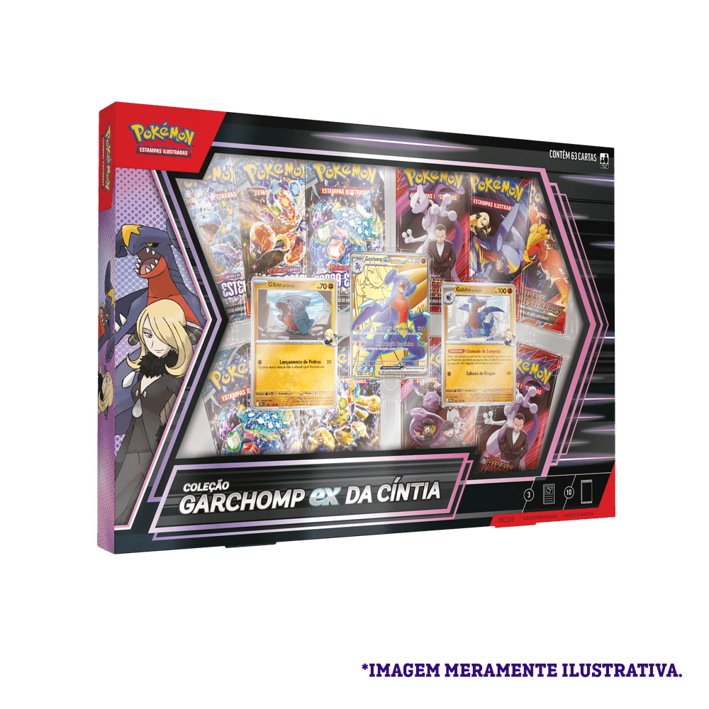 Carton - Pokemon - Box Colecao Garchomp Ex Da Cintia