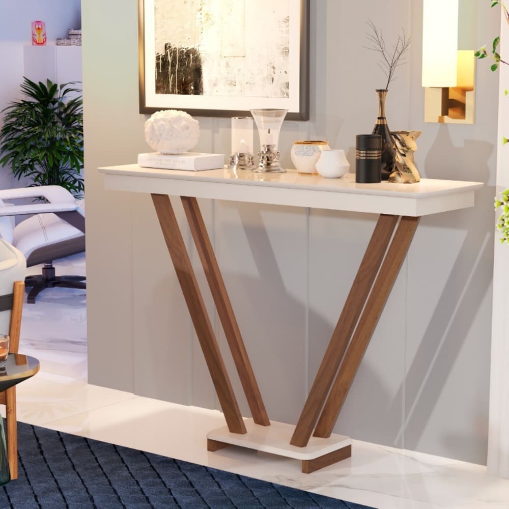 Aparador Buffet Sala Decorativo Pés Em Madeira Supreme