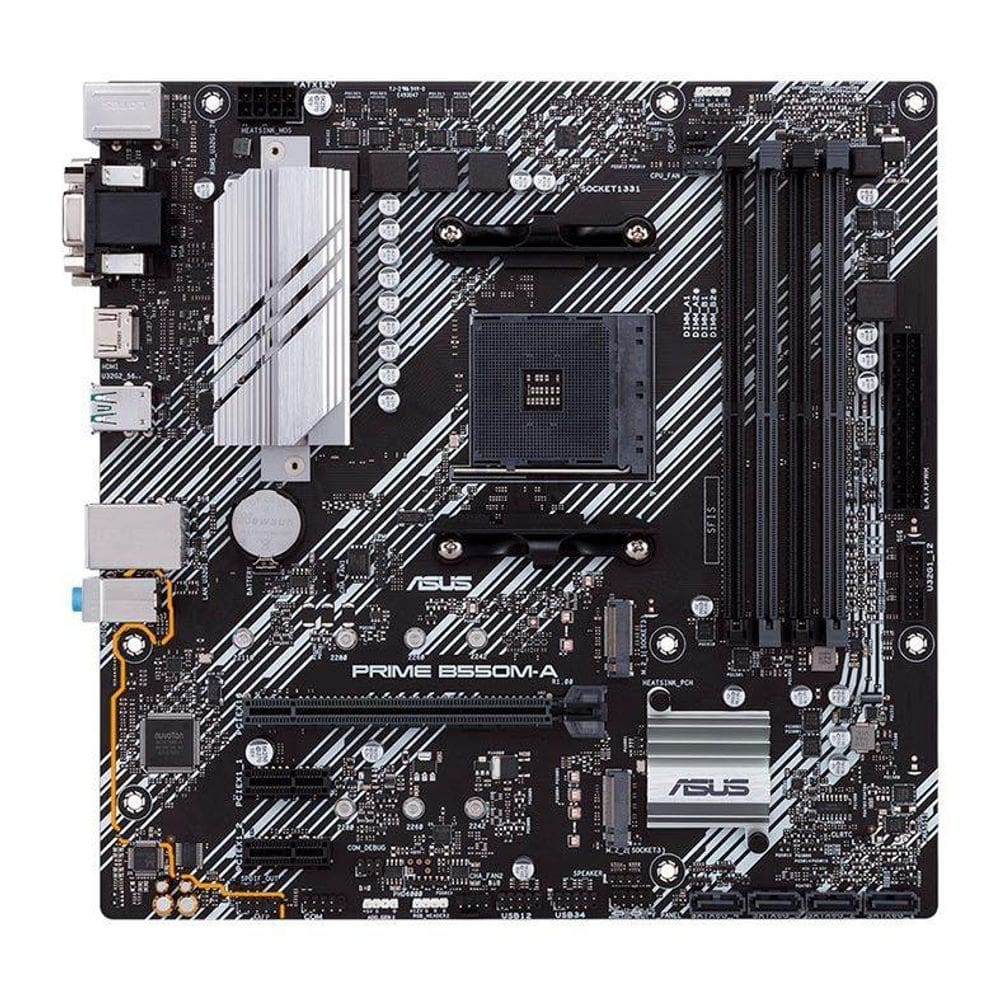 Placa Mãe Asus Prime B550M-A Ryzen Am4 90MB14I0-C1BAY0 DDR4