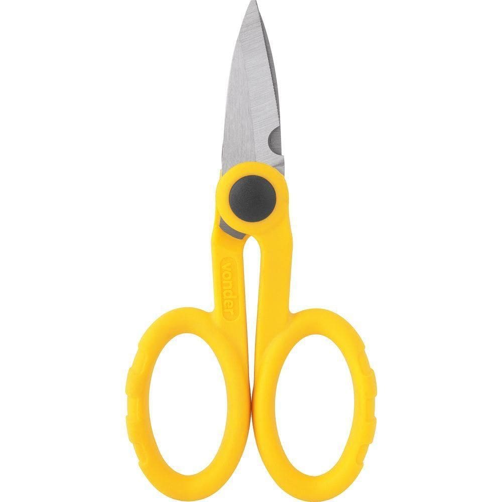 Tesoura Para Cabista 5.1-2” Aço Inox Cabo Plástico - Vonder