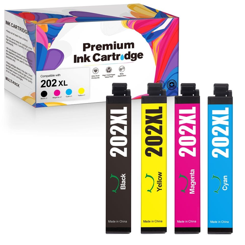 Cartucho de tinta de substituição 202X CF500X CF500A 202A Pacote com 4