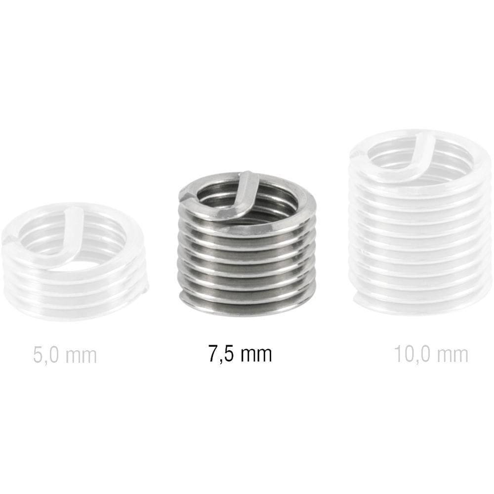 Inserto Roscado M5 X 7,5 Mm Com 10 Peças Vonder