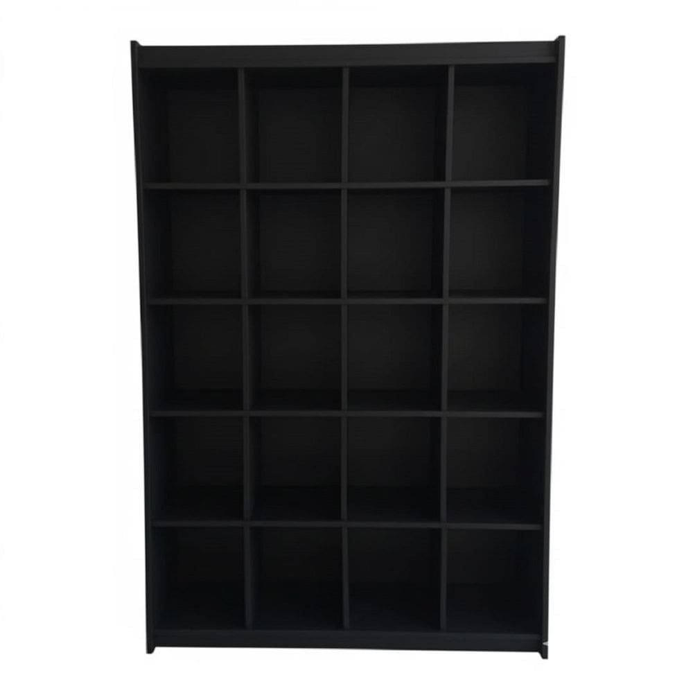 Estante Colmeia Organizadora Lojas E Comércios 100% Mdf Preto - Suprema Móveis